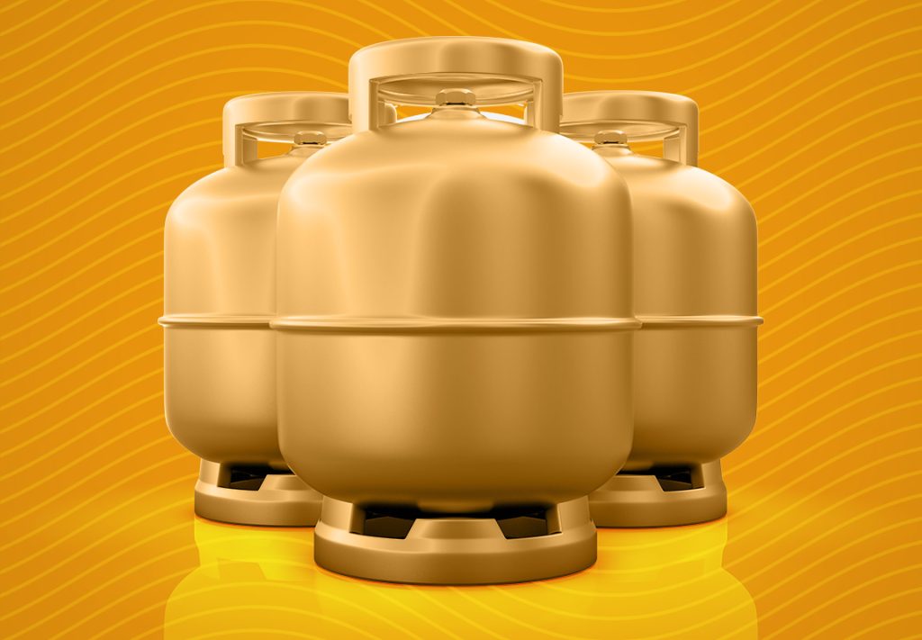 butijão de gás